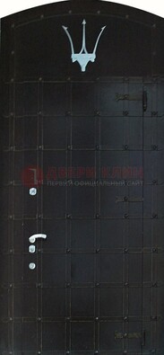 Металлическая арочная дверь ДА-22 высокого качества в Волжском