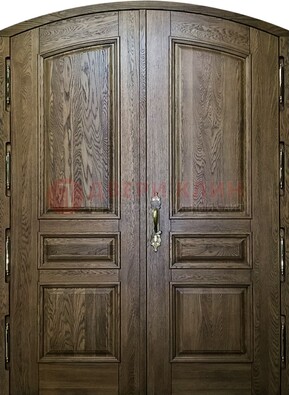 Долговечная арочная дверь с отделкой массив ДА-25 в Волжском