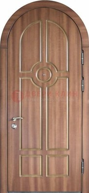 Арочная дверь с отделкой массивом ДА-35 в Екатеринбурге