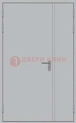Белая противопожарная двупольная дверь ДПМ-02/30 в Волжском