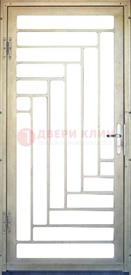 Железная решетчатая дверь с узором ДР-41 в Волжском