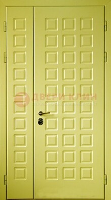 Салатовая тамбурная дверь ДТМ-28 в Волжском