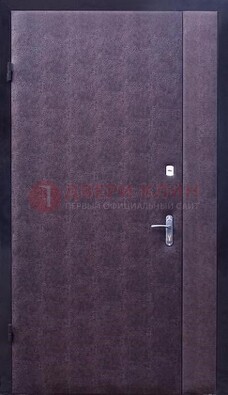 Бордовая металлическая тамбурная дверь ДТМ-3 в Волжском