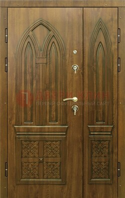 Входная дверь с виноритом и узором ДВТ-181 в Волжском