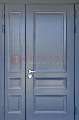 Темно-серая железная дверь с виноритом ДВТ-242 в Павловском Посаде