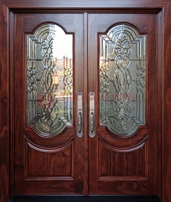 Классическая железная дверь с массивом дуба для входа ВЖ-23 в Волжском